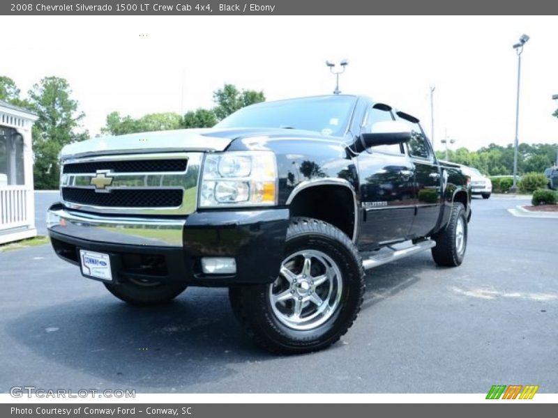 Black / Ebony 2008 Chevrolet Silverado 1500 LT Crew Cab 4x4