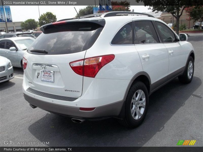 Stone White / Beige 2011 Hyundai Veracruz GLS