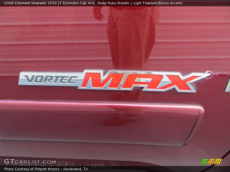 Deep Ruby Metallic / Light Titanium/Ebony Accents 2008 Chevrolet Silverado 1500 LT Extended Cab 4x4