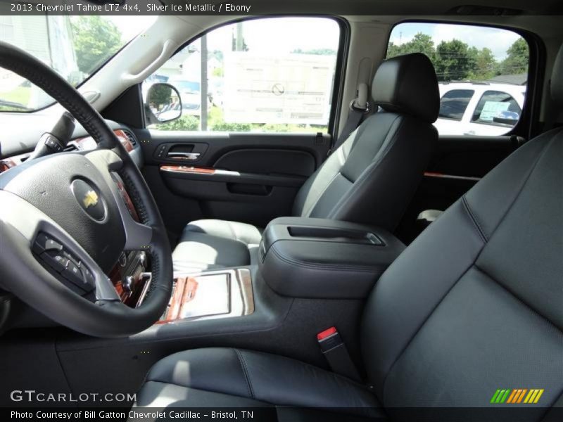 Silver Ice Metallic / Ebony 2013 Chevrolet Tahoe LTZ 4x4