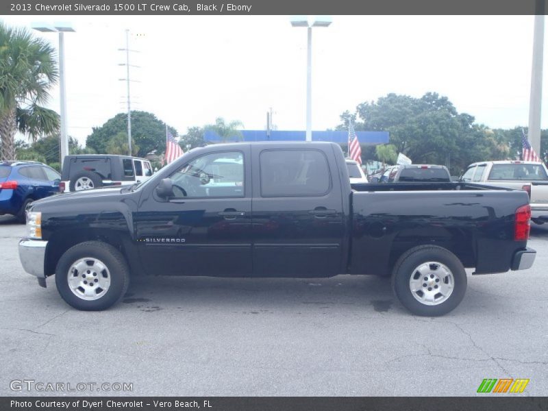 Black / Ebony 2013 Chevrolet Silverado 1500 LT Crew Cab