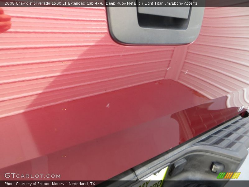 Deep Ruby Metallic / Light Titanium/Ebony Accents 2008 Chevrolet Silverado 1500 LT Extended Cab 4x4