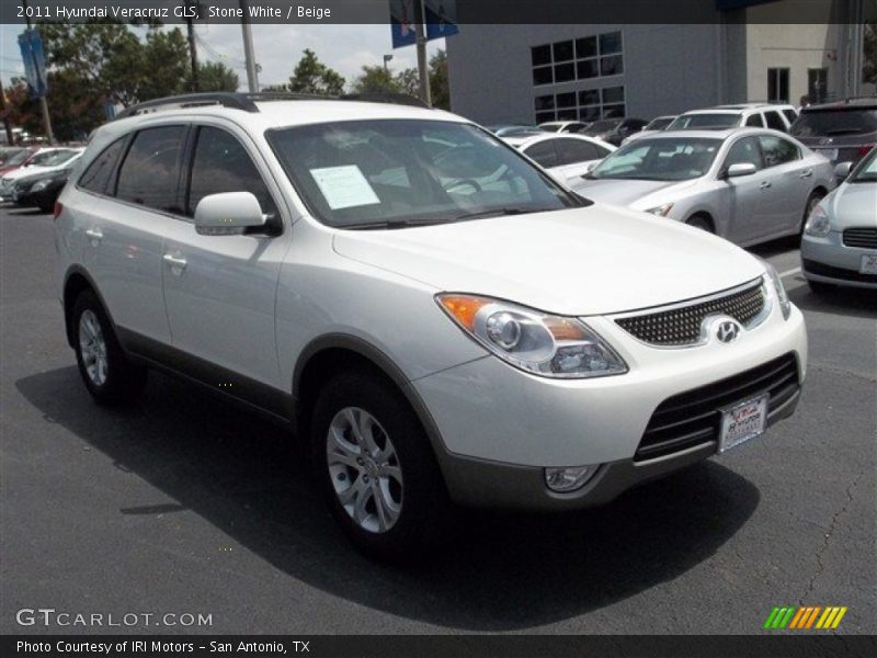 Stone White / Beige 2011 Hyundai Veracruz GLS