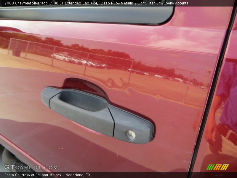 Deep Ruby Metallic / Light Titanium/Ebony Accents 2008 Chevrolet Silverado 1500 LT Extended Cab 4x4