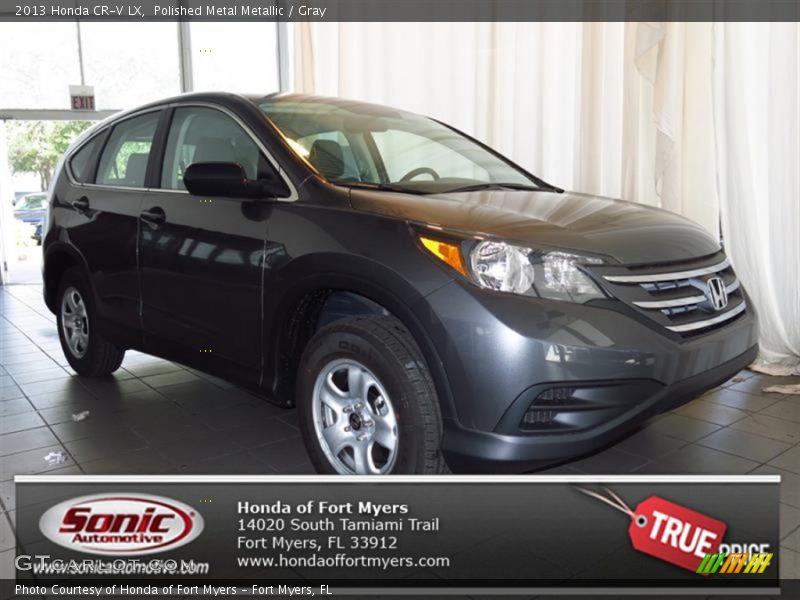 Polished Metal Metallic / Gray 2013 Honda CR-V LX