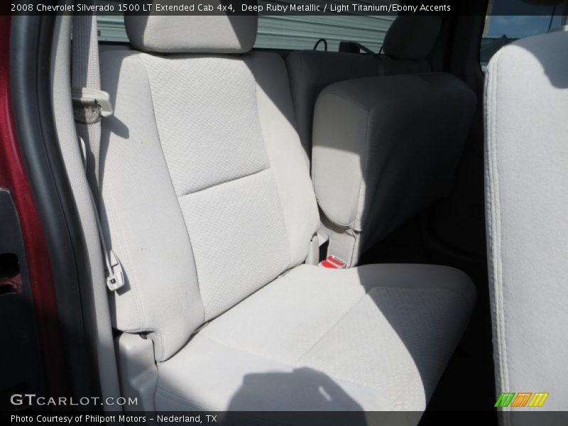 Deep Ruby Metallic / Light Titanium/Ebony Accents 2008 Chevrolet Silverado 1500 LT Extended Cab 4x4