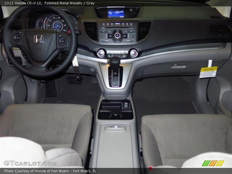 Polished Metal Metallic / Gray 2013 Honda CR-V LX