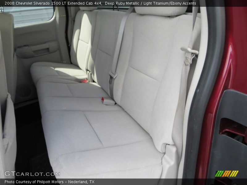 Deep Ruby Metallic / Light Titanium/Ebony Accents 2008 Chevrolet Silverado 1500 LT Extended Cab 4x4