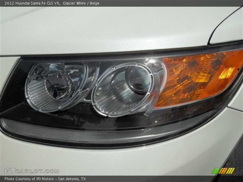 Glacier White / Beige 2012 Hyundai Santa Fe GLS V6