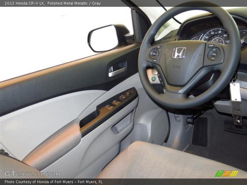 Polished Metal Metallic / Gray 2013 Honda CR-V LX