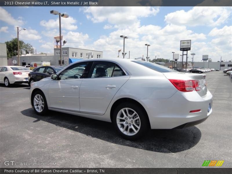 Silver Ice Metallic / Jet Black 2013 Chevrolet Malibu LT