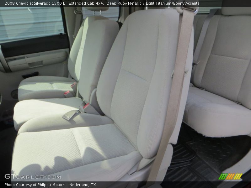 Deep Ruby Metallic / Light Titanium/Ebony Accents 2008 Chevrolet Silverado 1500 LT Extended Cab 4x4