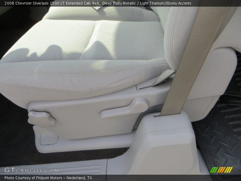 Deep Ruby Metallic / Light Titanium/Ebony Accents 2008 Chevrolet Silverado 1500 LT Extended Cab 4x4