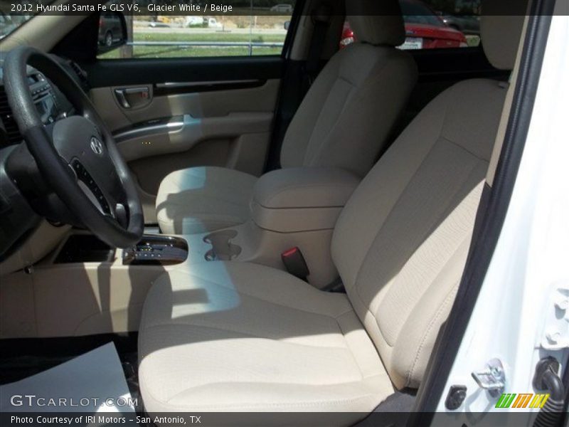 Glacier White / Beige 2012 Hyundai Santa Fe GLS V6