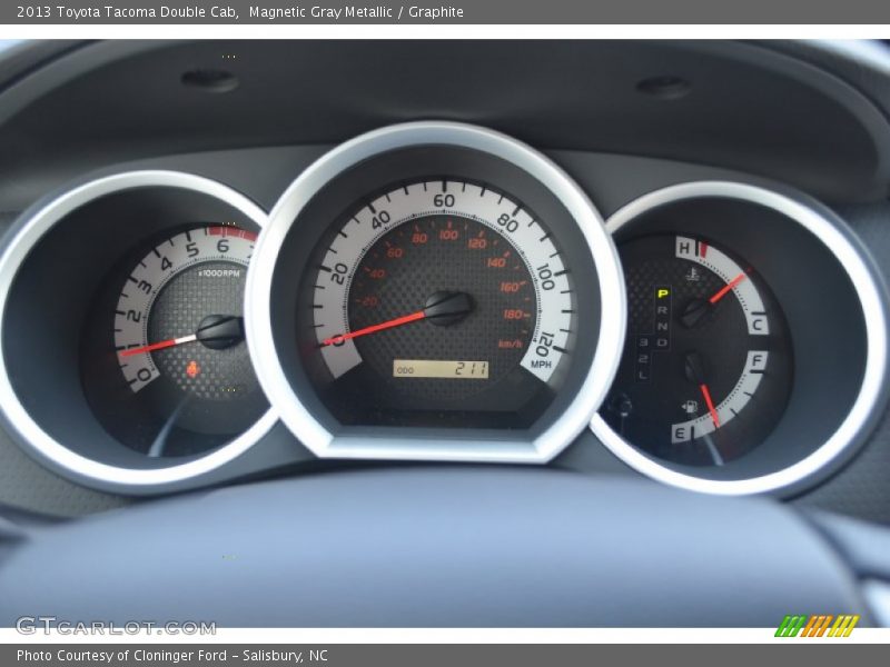 Magnetic Gray Metallic / Graphite 2013 Toyota Tacoma Double Cab