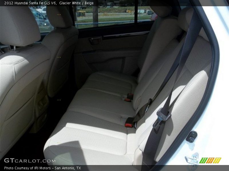 Glacier White / Beige 2012 Hyundai Santa Fe GLS V6
