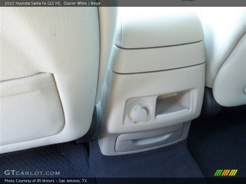 Glacier White / Beige 2012 Hyundai Santa Fe GLS V6