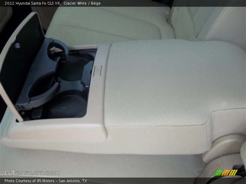 Glacier White / Beige 2012 Hyundai Santa Fe GLS V6