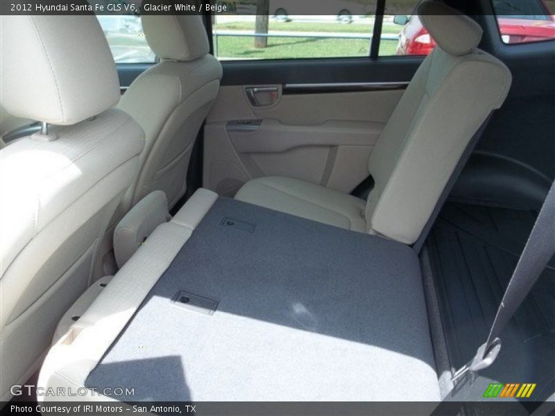 Glacier White / Beige 2012 Hyundai Santa Fe GLS V6
