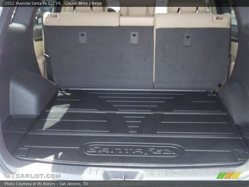 Glacier White / Beige 2012 Hyundai Santa Fe GLS V6