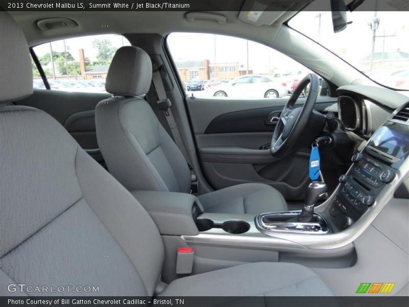 Summit White / Jet Black/Titanium 2013 Chevrolet Malibu LS
