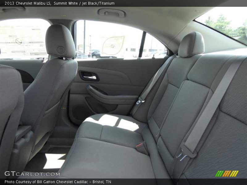 Summit White / Jet Black/Titanium 2013 Chevrolet Malibu LS