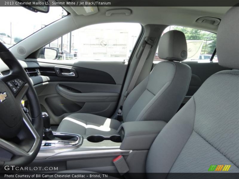 Summit White / Jet Black/Titanium 2013 Chevrolet Malibu LS