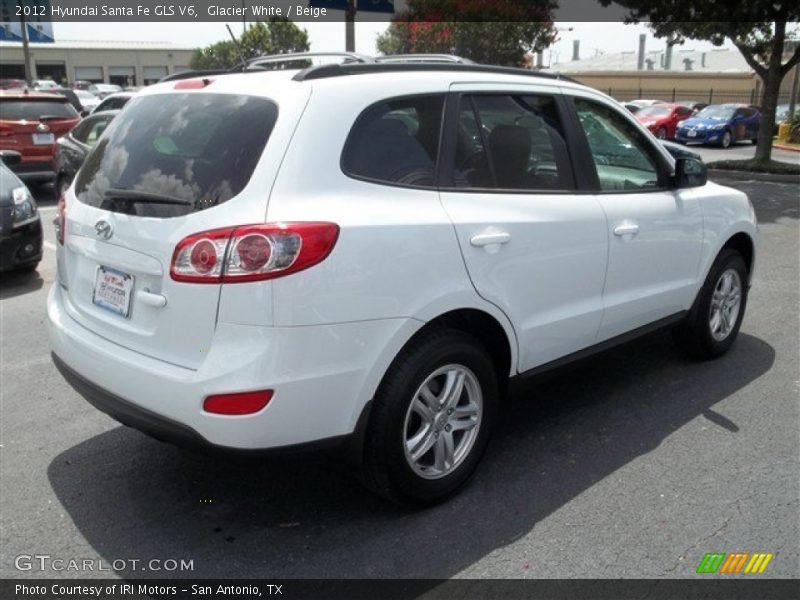 Glacier White / Beige 2012 Hyundai Santa Fe GLS V6