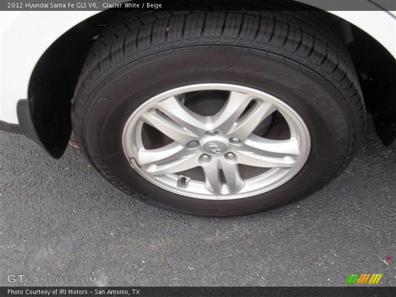Glacier White / Beige 2012 Hyundai Santa Fe GLS V6