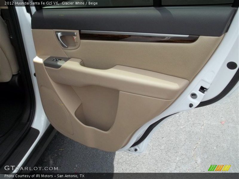 Glacier White / Beige 2012 Hyundai Santa Fe GLS V6