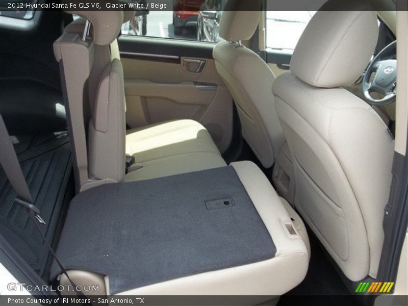 Glacier White / Beige 2012 Hyundai Santa Fe GLS V6