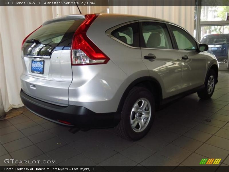 Alabaster Silver Metallic / Gray 2013 Honda CR-V LX