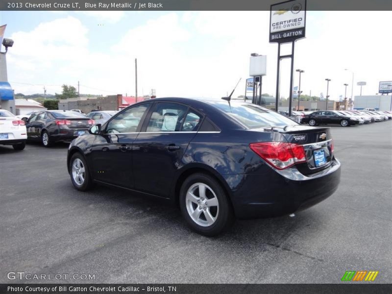 Blue Ray Metallic / Jet Black 2013 Chevrolet Cruze LT