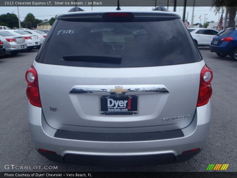 Silver Ice Metallic / Jet Black 2013 Chevrolet Equinox LT