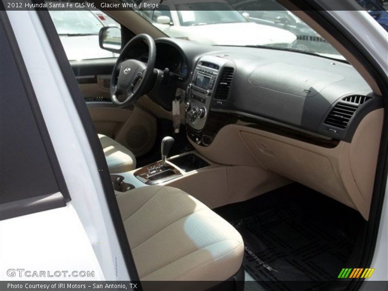 Glacier White / Beige 2012 Hyundai Santa Fe GLS V6