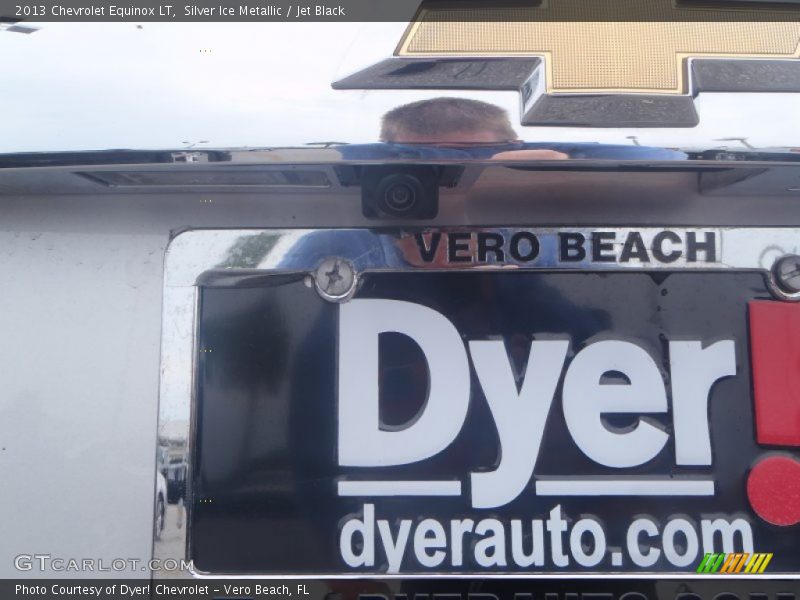 Silver Ice Metallic / Jet Black 2013 Chevrolet Equinox LT
