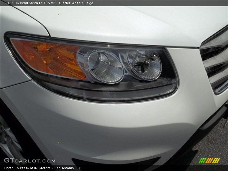 Glacier White / Beige 2012 Hyundai Santa Fe GLS V6