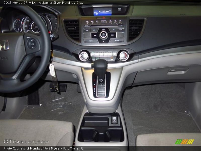 Alabaster Silver Metallic / Gray 2013 Honda CR-V LX