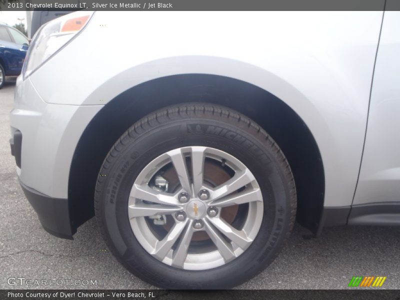 Silver Ice Metallic / Jet Black 2013 Chevrolet Equinox LT