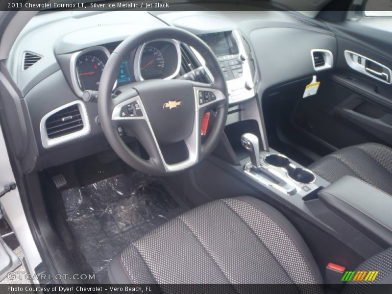 Silver Ice Metallic / Jet Black 2013 Chevrolet Equinox LT