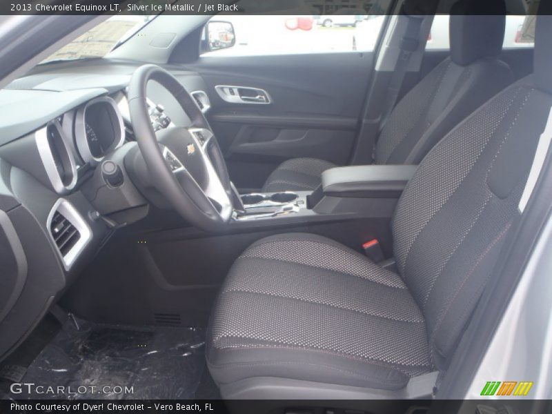 Silver Ice Metallic / Jet Black 2013 Chevrolet Equinox LT