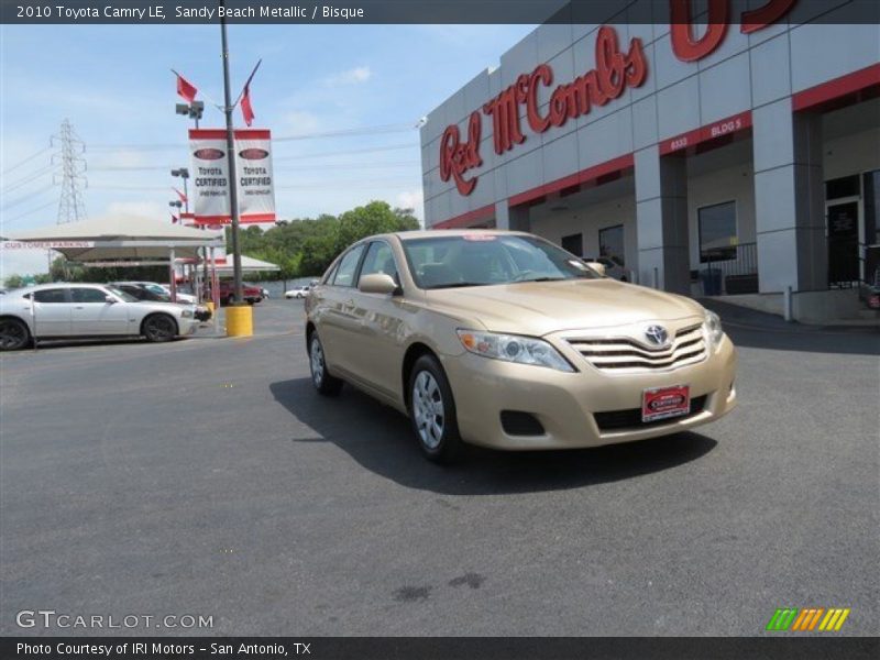 Sandy Beach Metallic / Bisque 2010 Toyota Camry LE