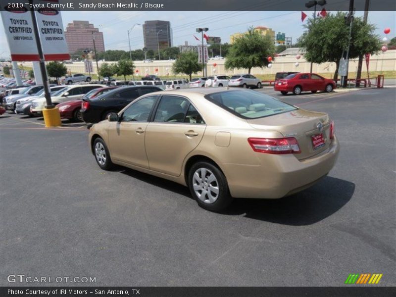 Sandy Beach Metallic / Bisque 2010 Toyota Camry LE
