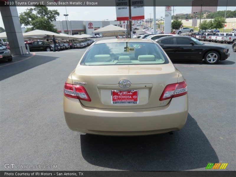 Sandy Beach Metallic / Bisque 2010 Toyota Camry LE