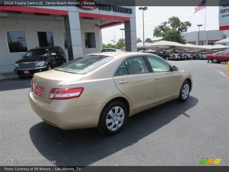 Sandy Beach Metallic / Bisque 2010 Toyota Camry LE