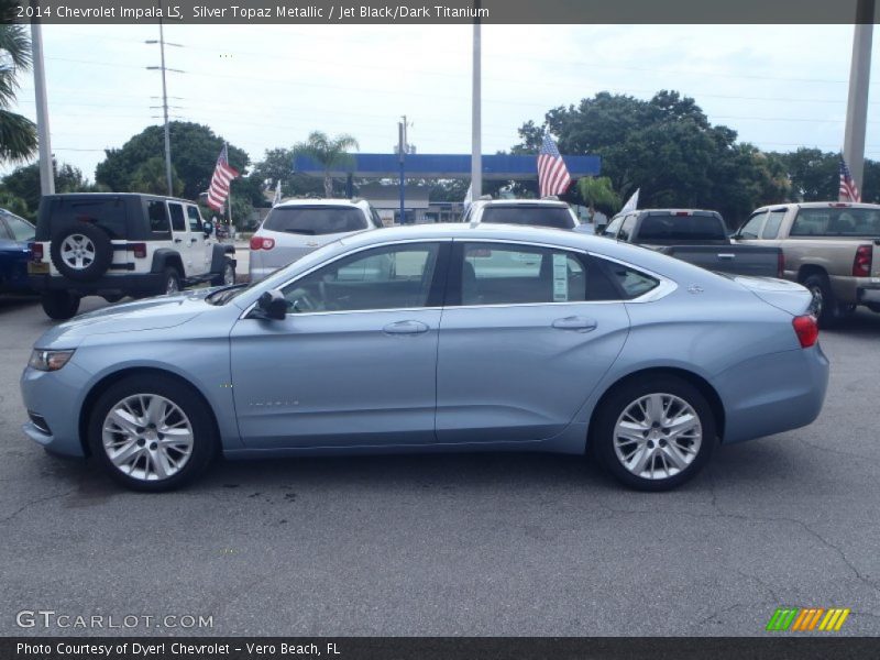 Silver Topaz Metallic / Jet Black/Dark Titanium 2014 Chevrolet Impala LS