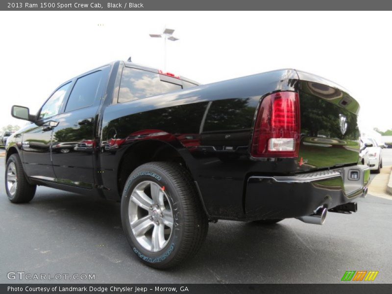 Black / Black 2013 Ram 1500 Sport Crew Cab