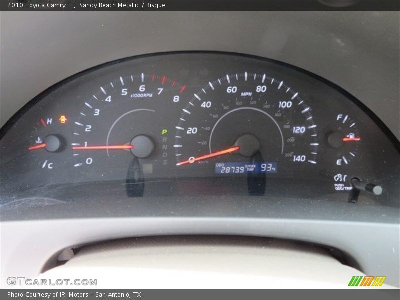 Sandy Beach Metallic / Bisque 2010 Toyota Camry LE