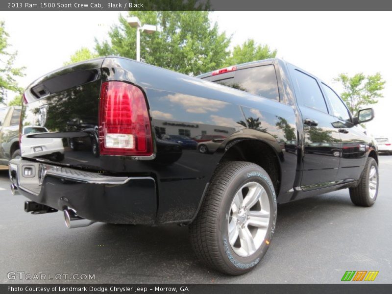 Black / Black 2013 Ram 1500 Sport Crew Cab