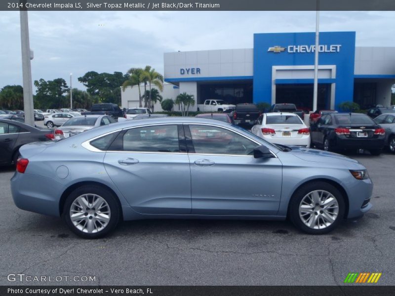 Silver Topaz Metallic / Jet Black/Dark Titanium 2014 Chevrolet Impala LS